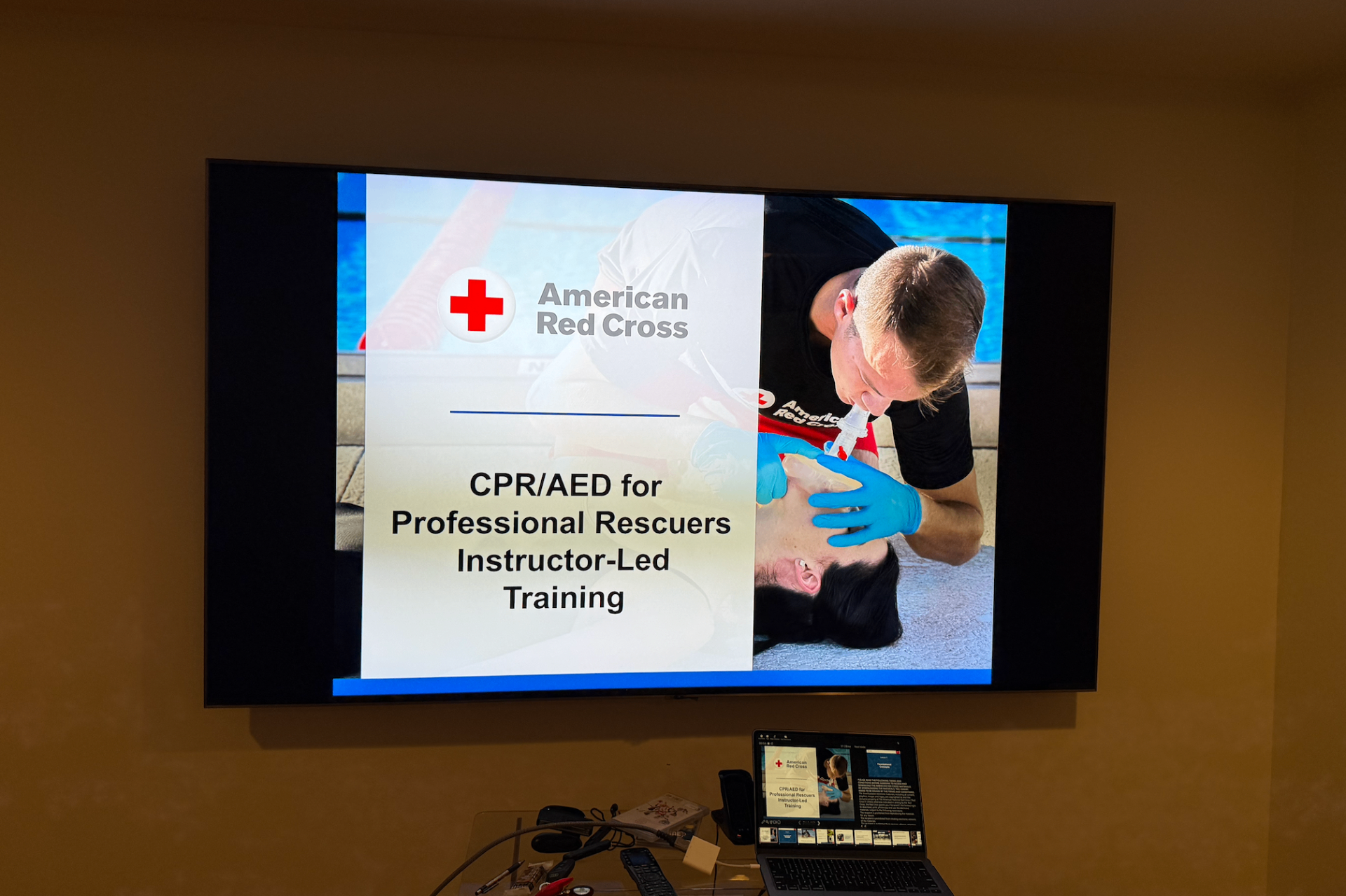 Adult & Pediatric CPR / AED class in progress